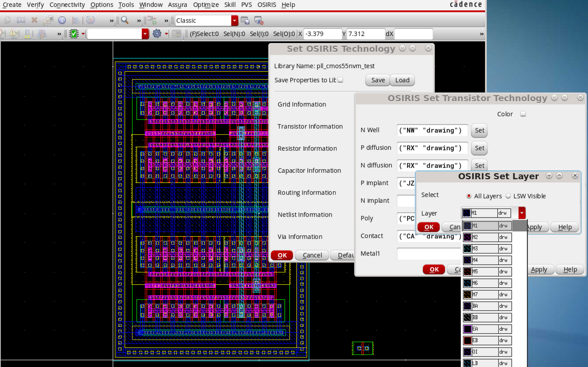 Layout circuit IP migration between foundries and processes