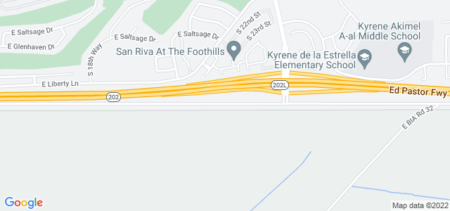 Map of business location