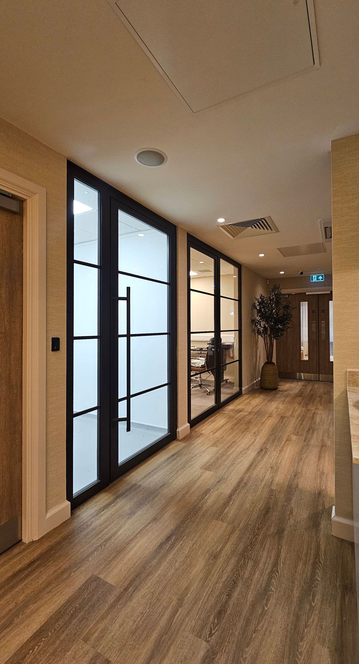 Steel Fire Screens installed at Team Valley, Gateshead by Clear Divide