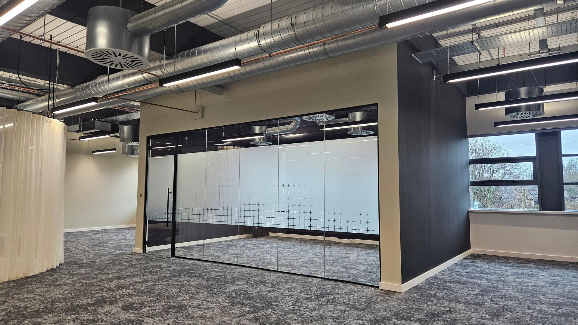 Commercial office glazing installation Newcastle Quayside