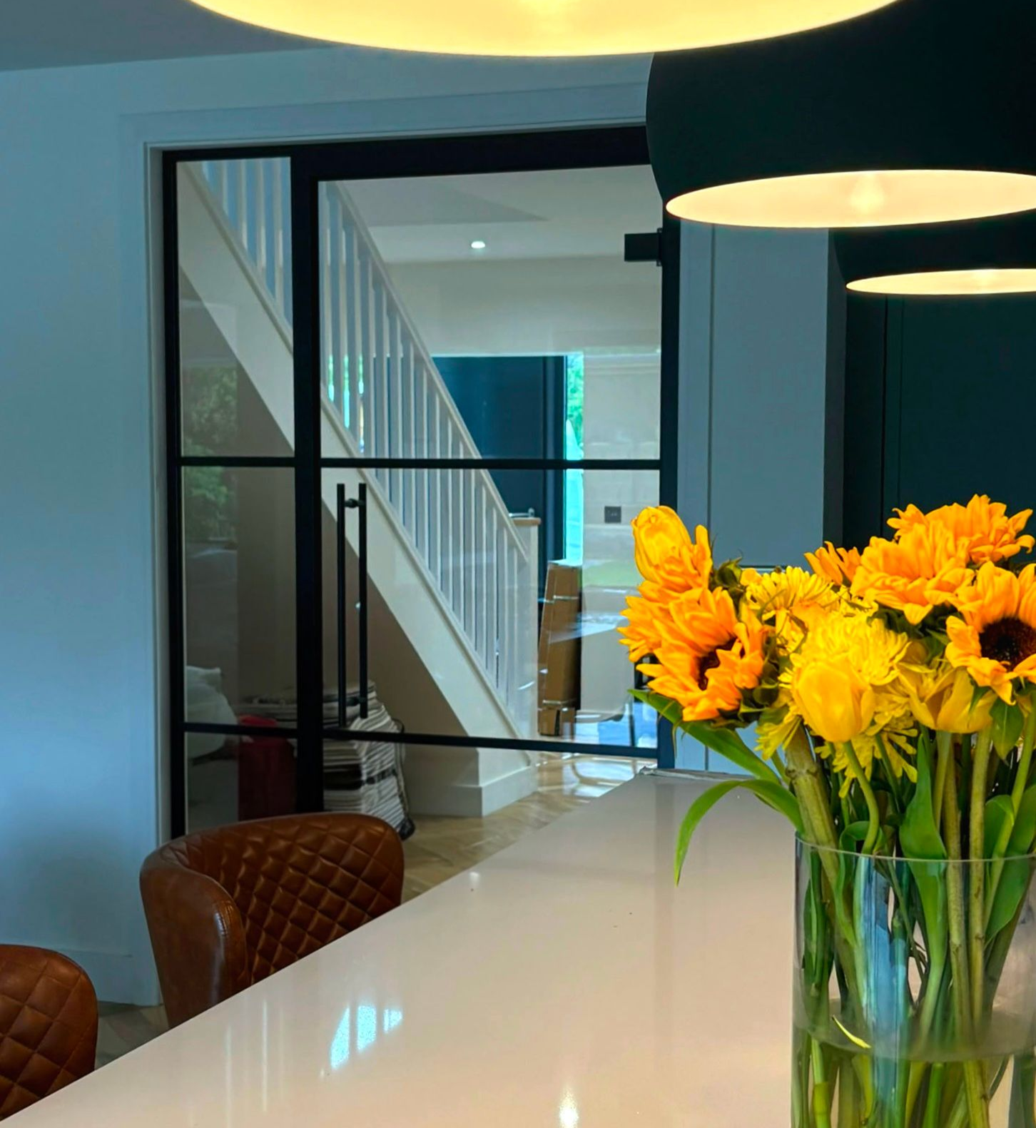 Domestic Glass Door installed by Clear Divide