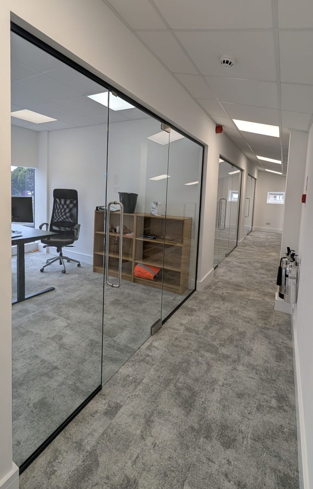 Glass office partitions Team Valley Gateshead