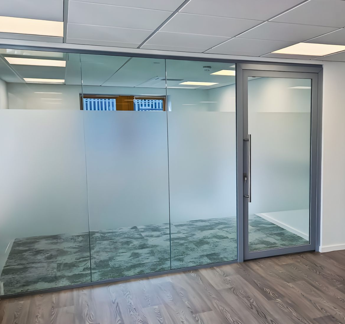 Acoustic Glass Doors and Partitions installed in Gosforth, Newcastle