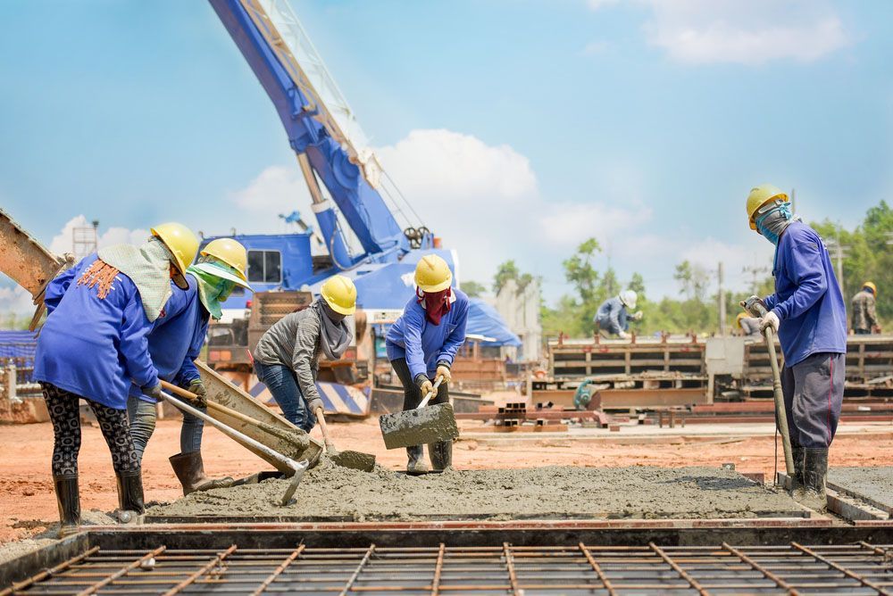 Construction Workers on Building Site — NBM Constructions in Wodonga