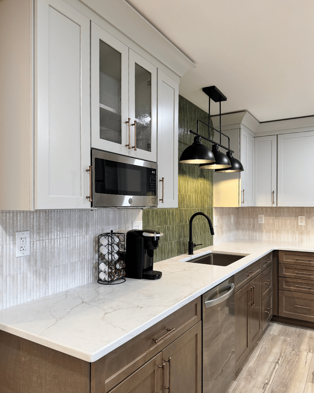 Kitchen Renovation with Cabinets and Countertop