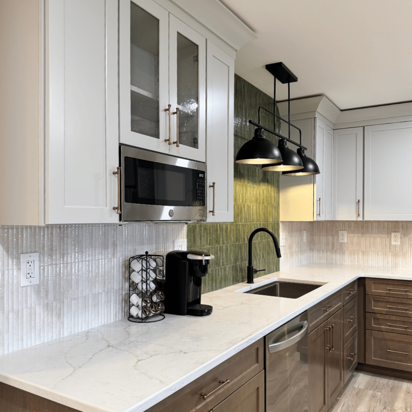 Kitchen Renovation with Cabinets and Countertop