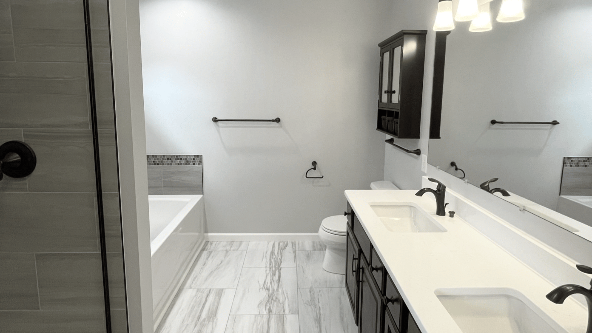 Remodeled Bathroom with Clean Lines