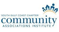 The logo for the south gulf coast chapter community associations institute.