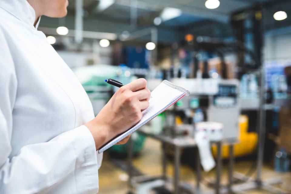 company operator in a factory