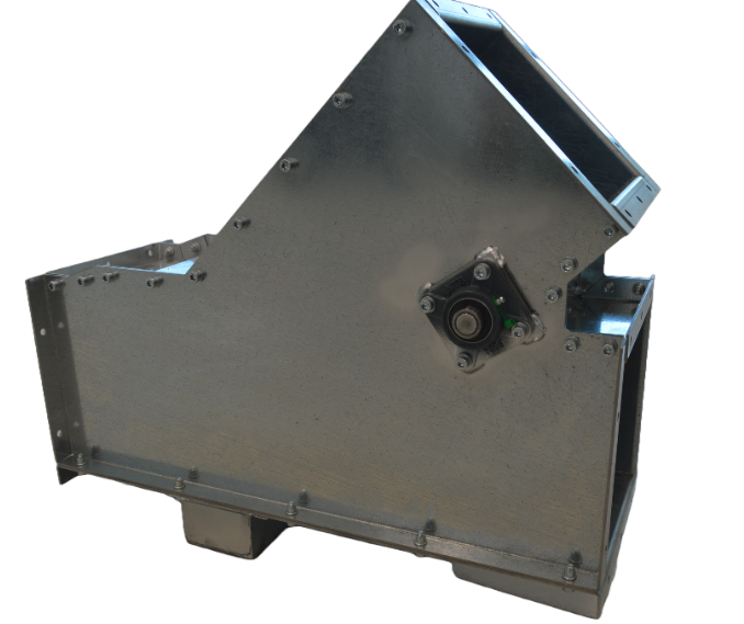 Aircom spark quick diverter designed to deflect sparks accurately and quickly, which have formed during processing.