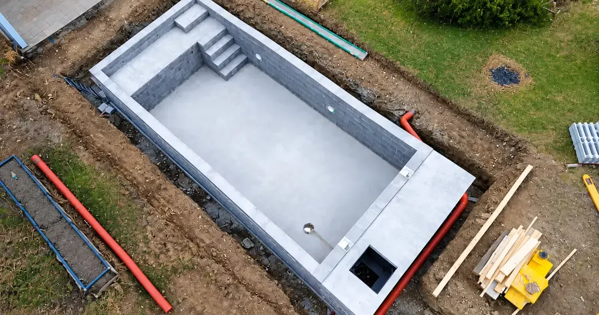 Building a Pool in Brookfield, CT