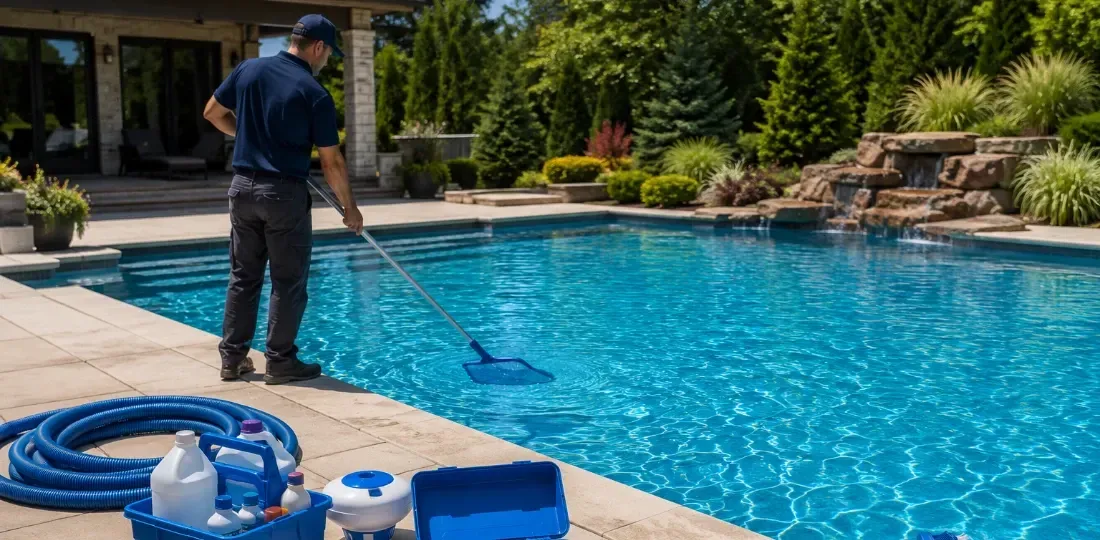 Professional pool service