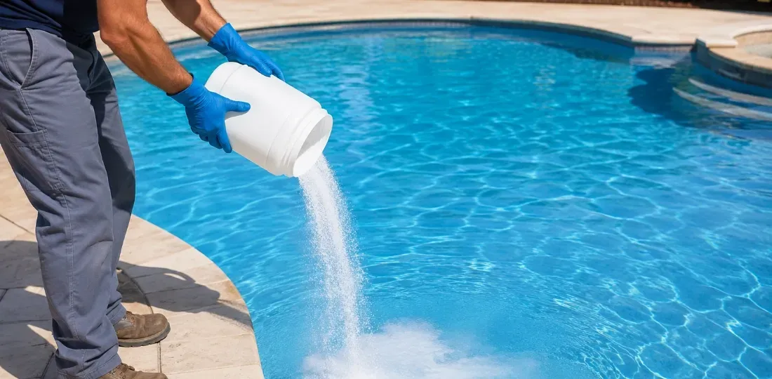 Pool shock treatment