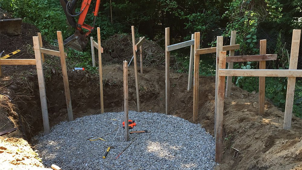 Pool foundation construction