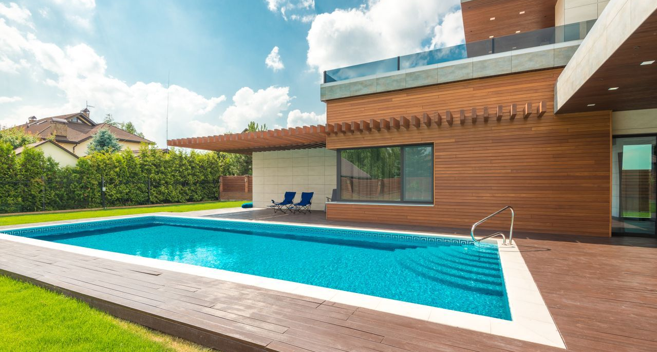 beautiful inground pool