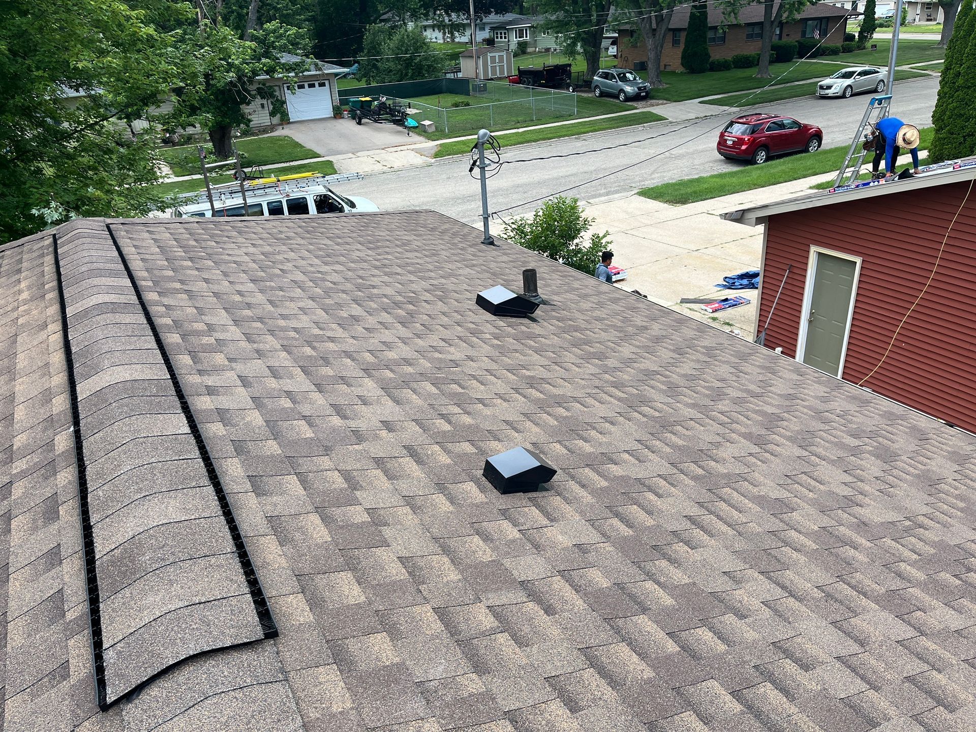 new roof and siding installed by DMR Exteriors