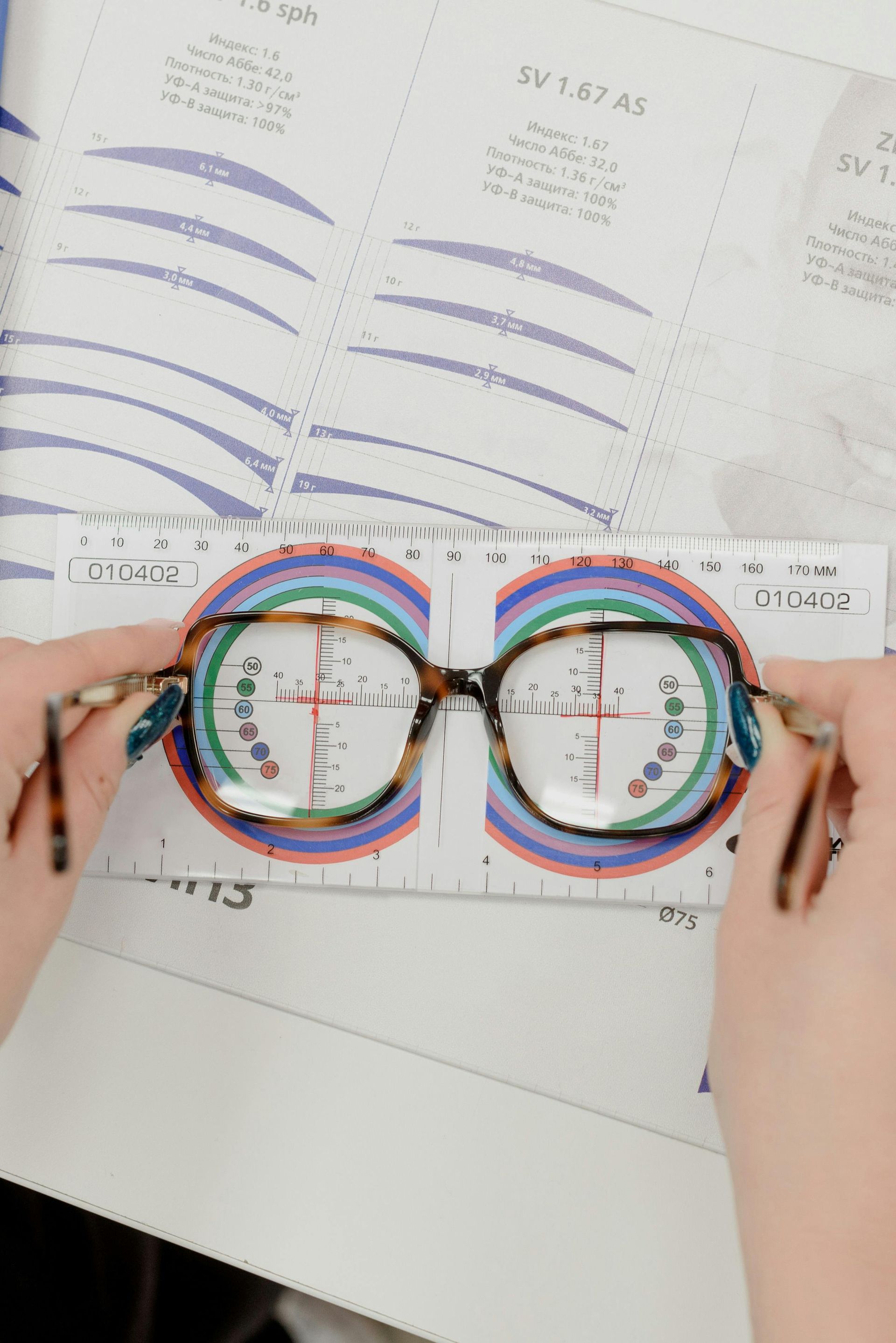 woman with glasses