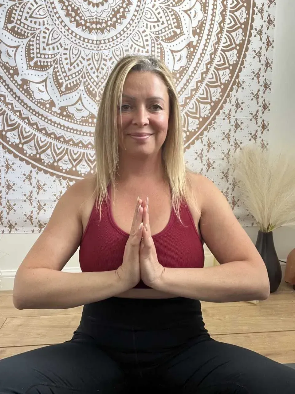Candice O'Keeffe at OM Yoga Show London