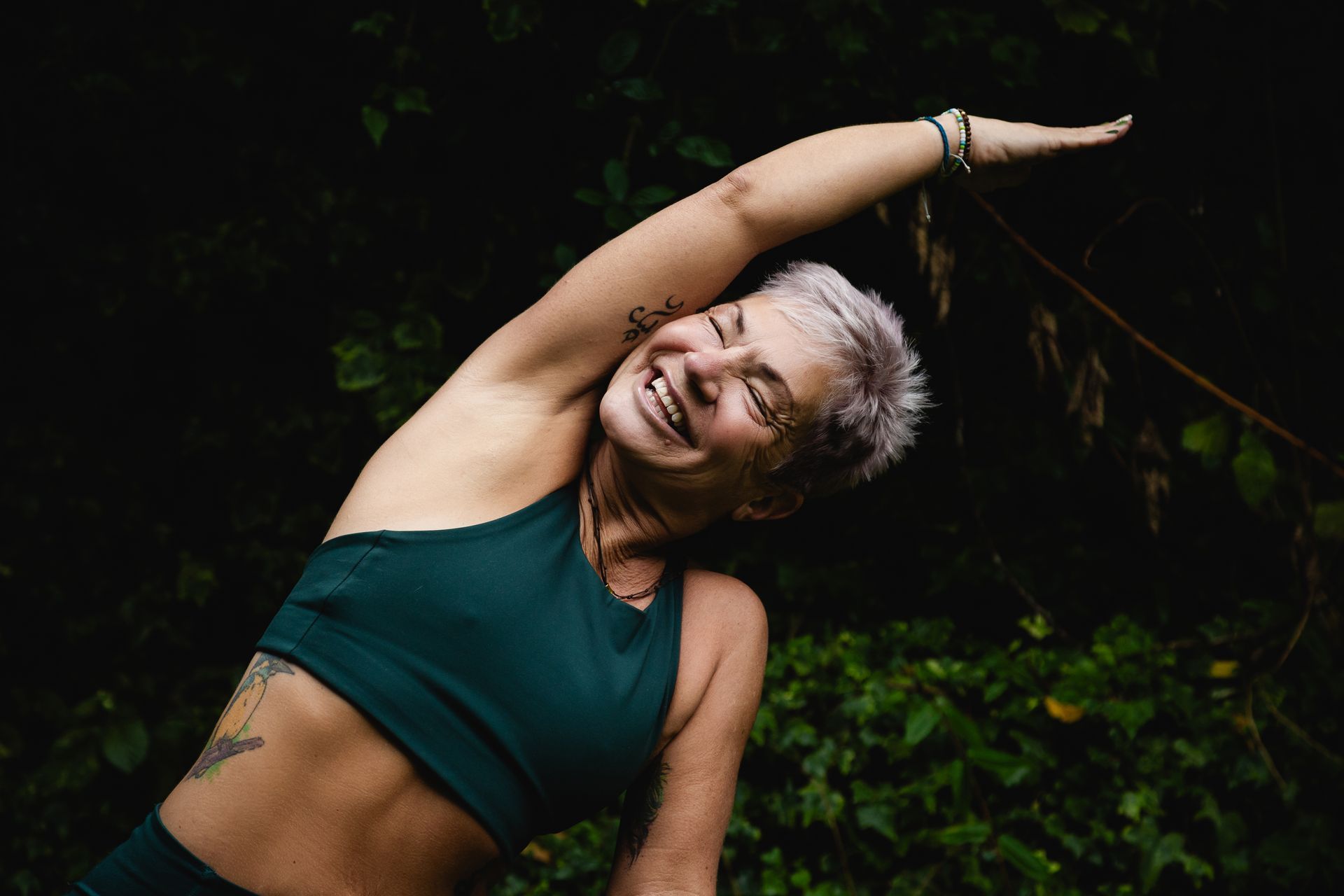 Claire Miller at OM Yoga Show London