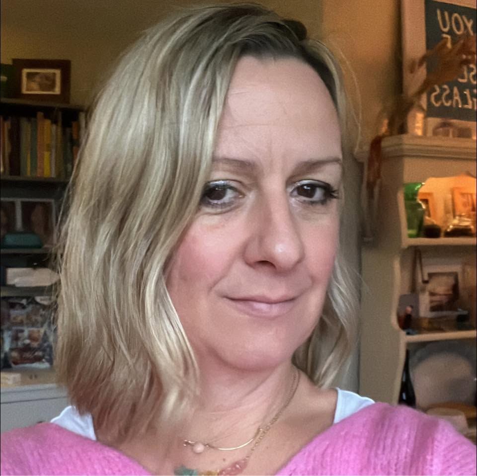 Kathy Kinnsersly at OM Yoga Show London