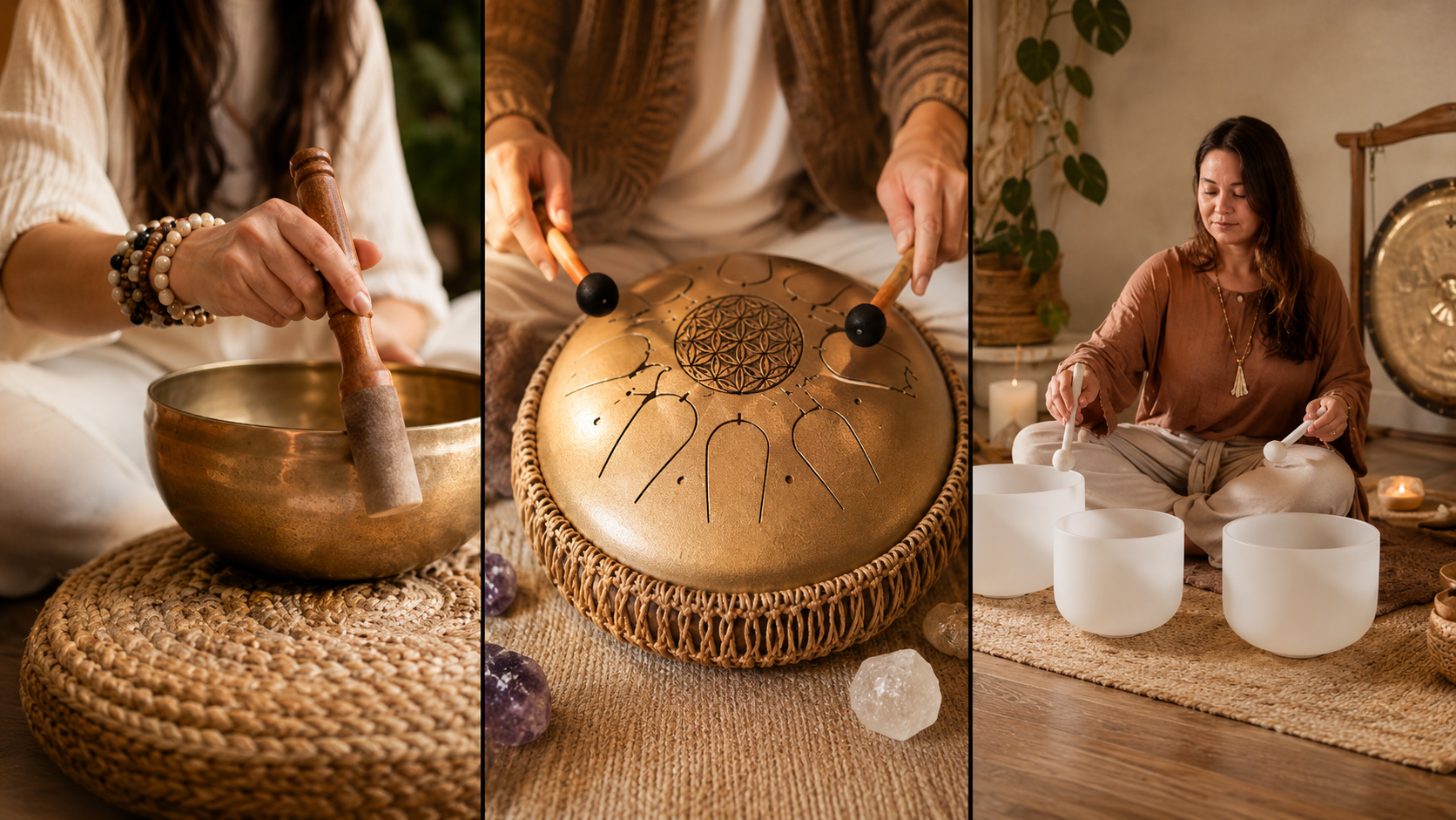 Meinl Sonic Energy sound healing instruments at Mind Body Soul Experience 2026.