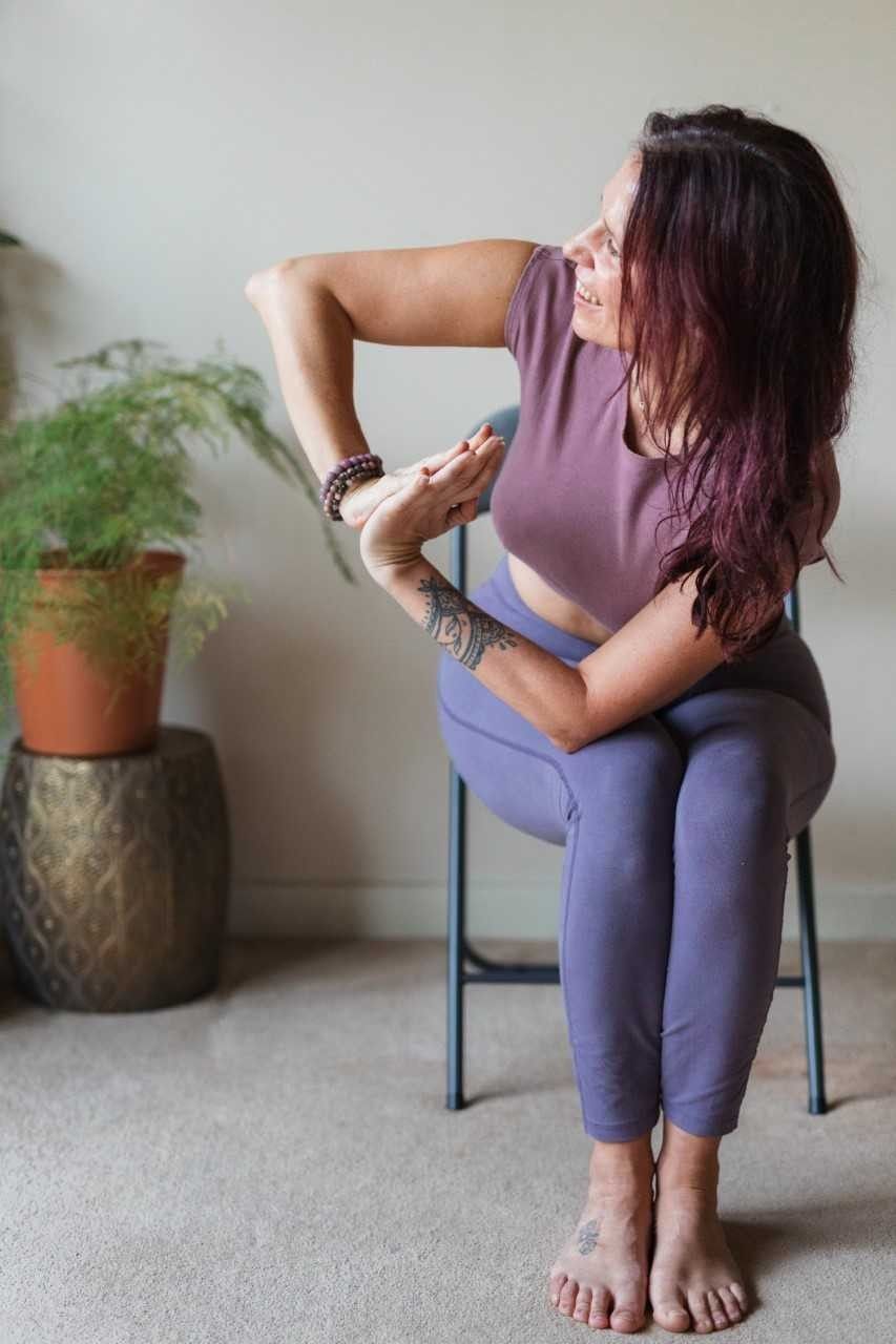 Nikki May at OM Yoga Show London