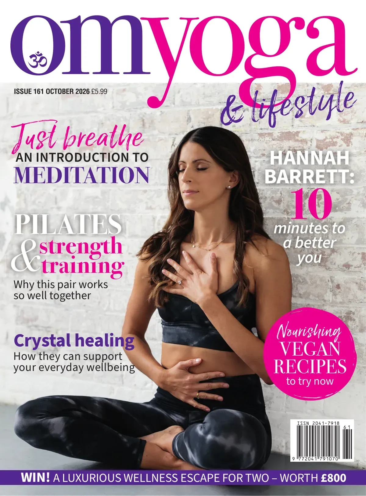 OM Yoga and Lifestyle Magazine October 2026 cover