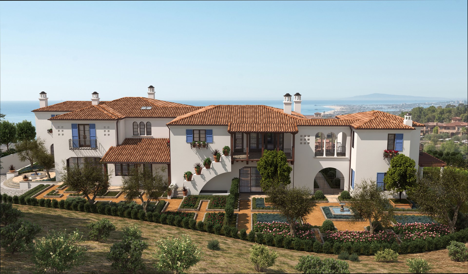 The exterior of a home designed by Oatman Architects.