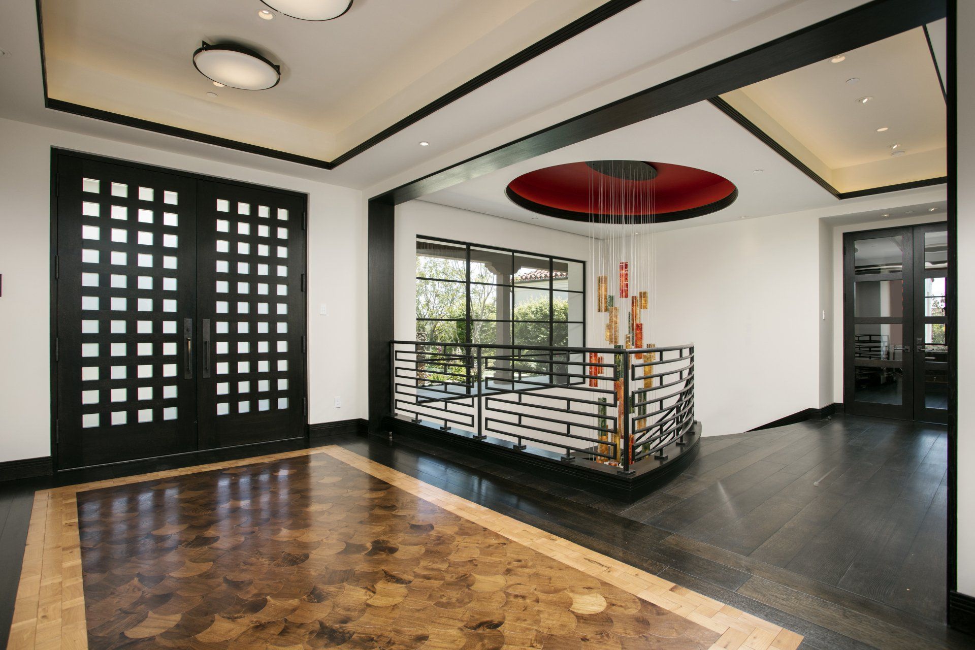 Interior of a Santa Barbara style home in Irvine designed by Oatman Architects