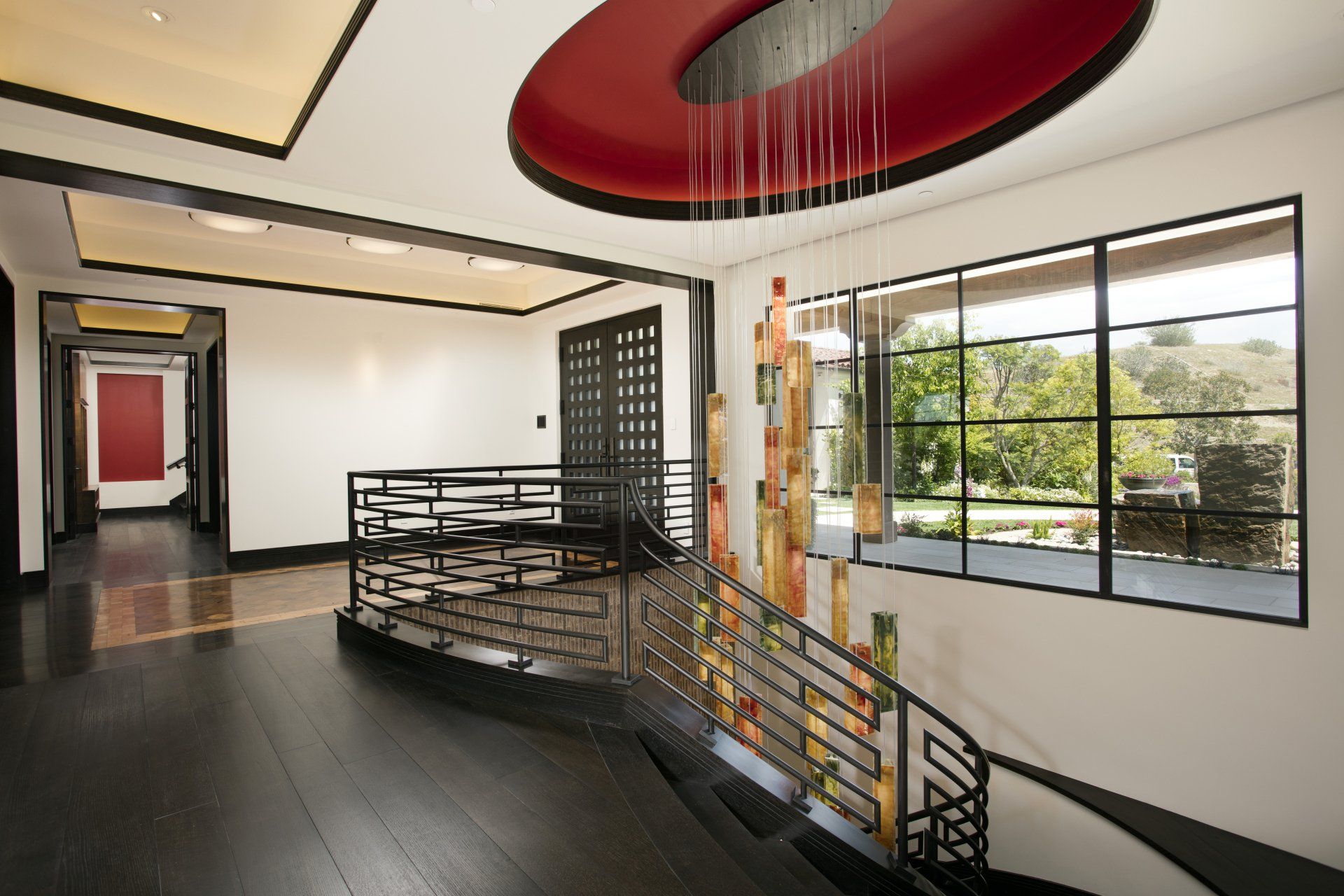 Interior of a Santa Barbara style home in Irvine designed by Oatman Architects