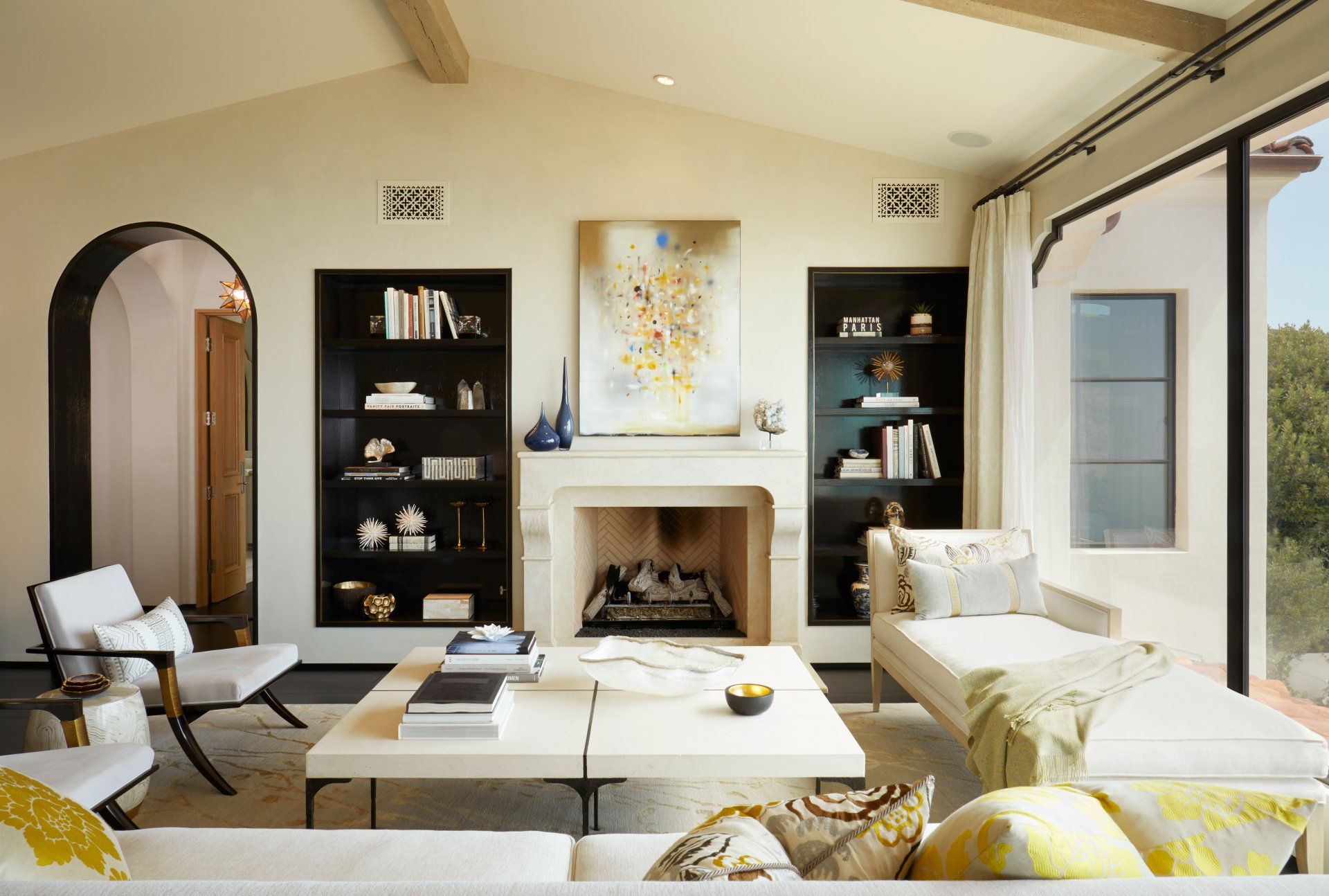 Interior of Laguna Beach Hilltop Cottage designed by Oatman Architects
