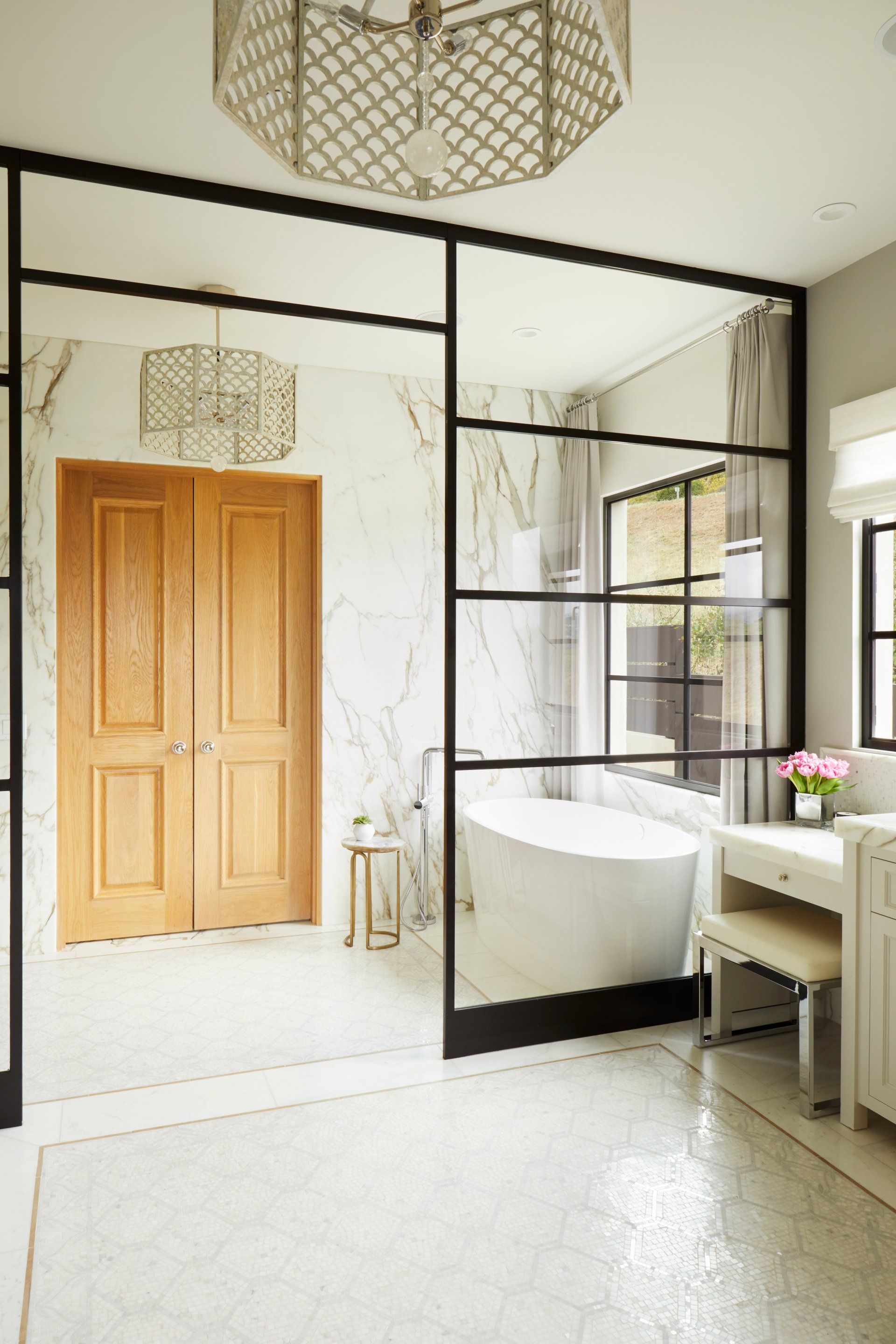 Interior of Laguna Beach Hilltop Cottage designed by Oatman Architects