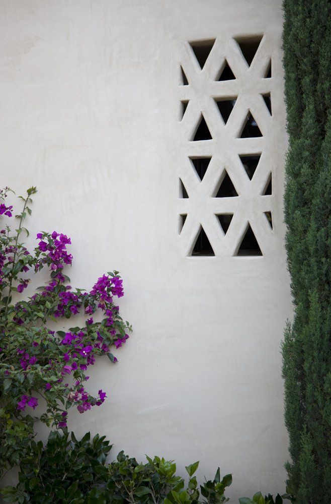 Exterior of an Andalusian villa in Irvine designed by Oatman Architects