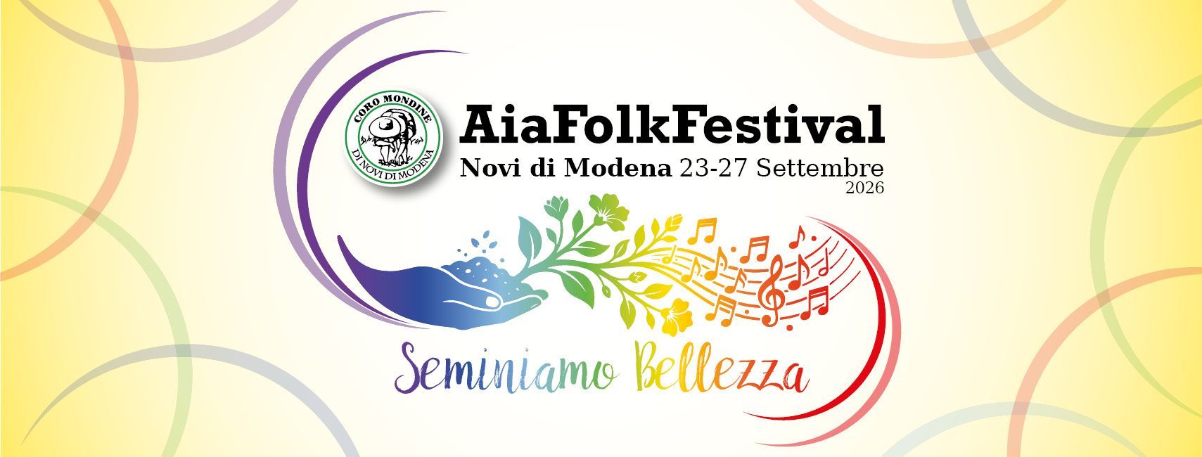 Cover AiaFolkFestival 2025 A poster for the alafolk festival restiamo umani