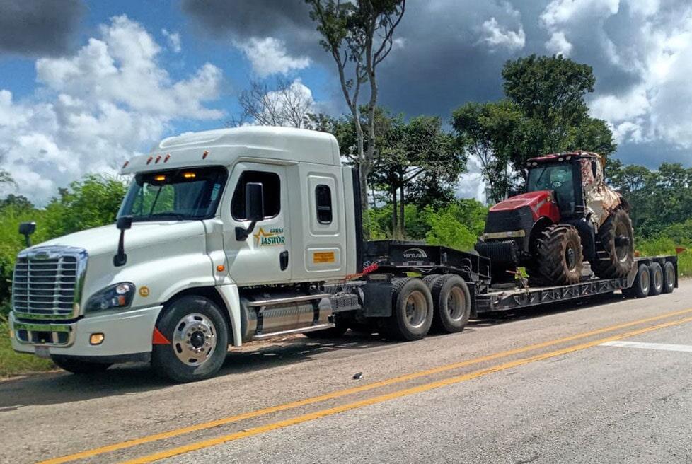 GRÚAS JASWOR INDUSTRIAL - transporte de maquinaria con grúas