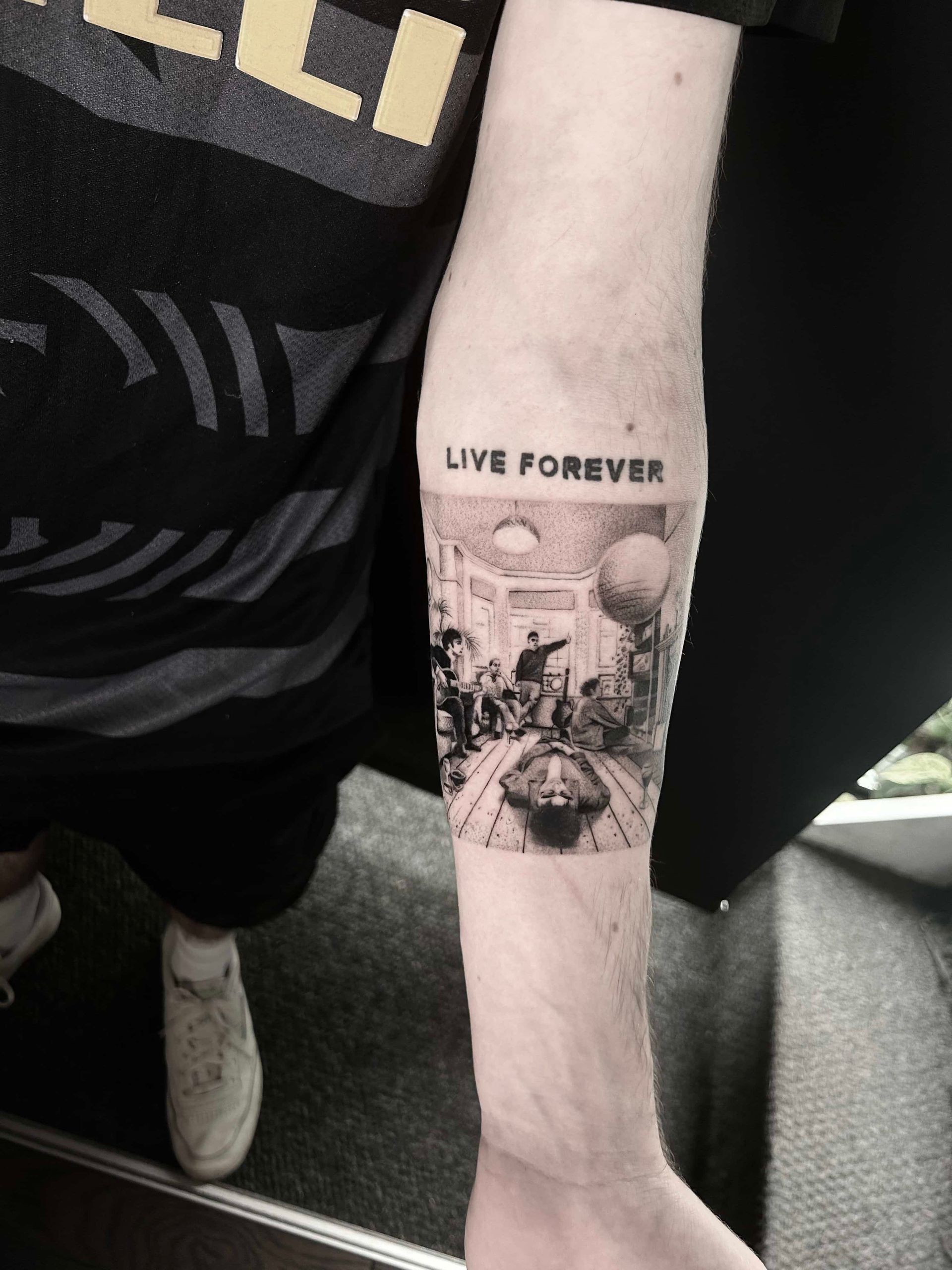 Tattoo on forearm: 