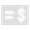 A white icon of a dollar sign on a gray background.