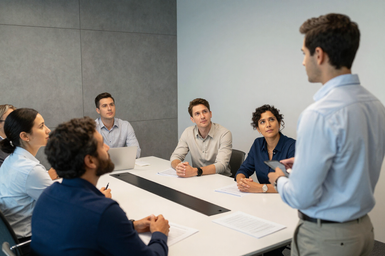 Sesión de formación profesional