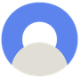 Broda Coaching logo with color blue, white, and gray.