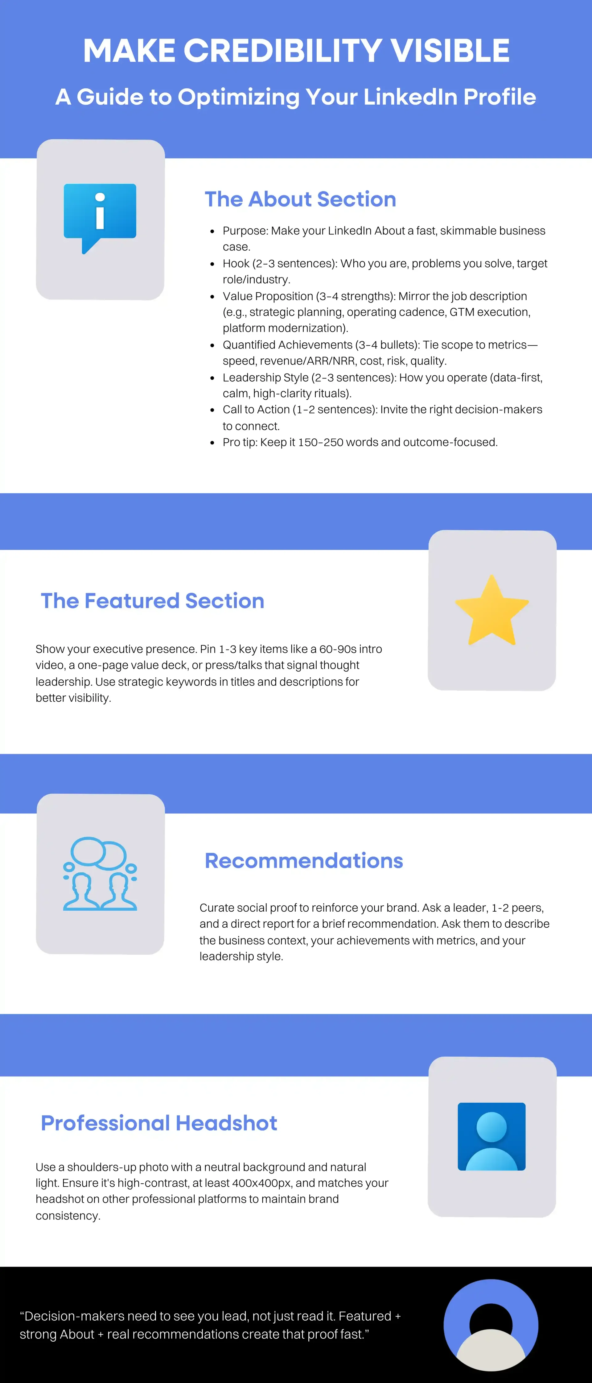 LinkedIn Profile Optimization Making Credibility Visible