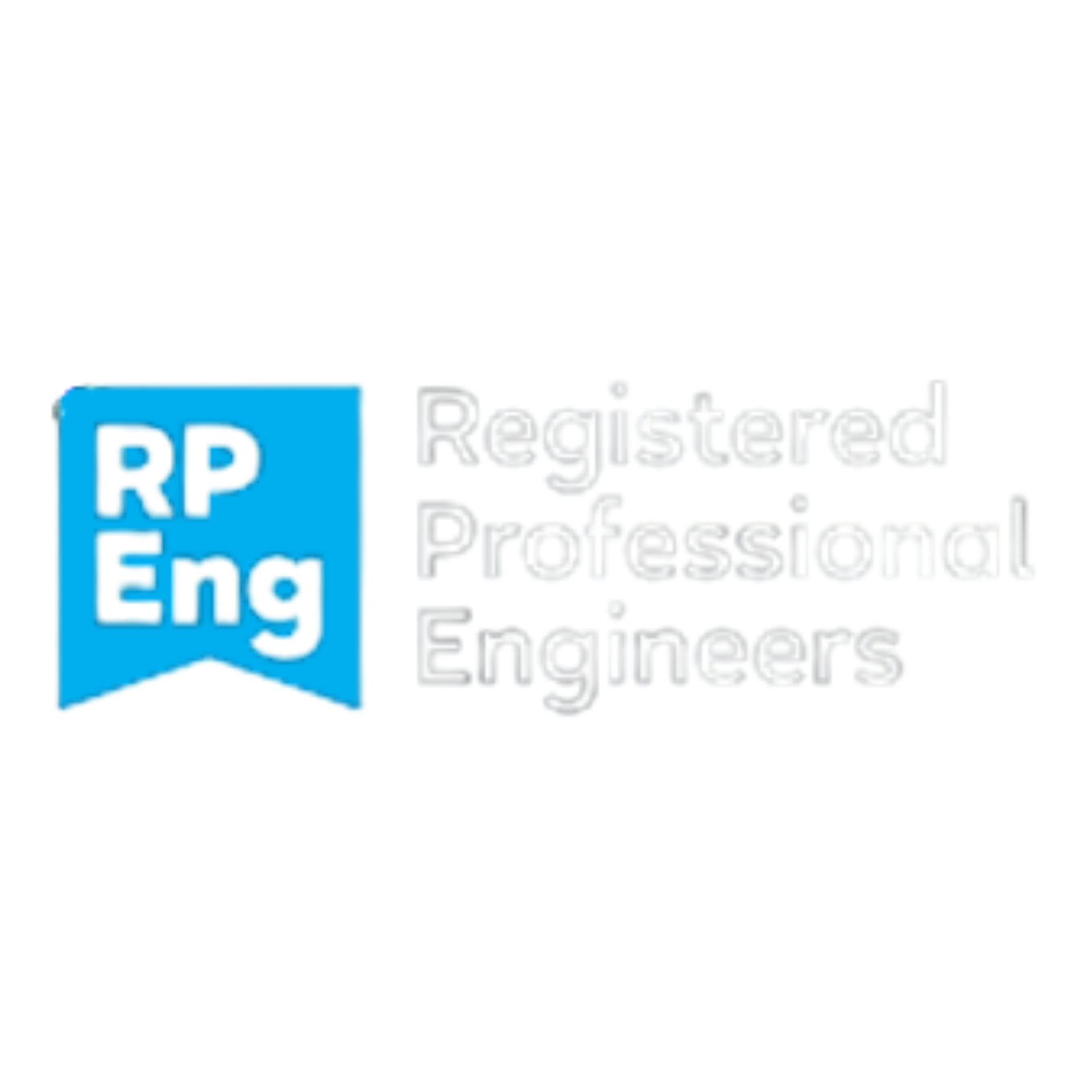 Blue RP Eng logo with the words “Registered Professional Engineers” in gray.