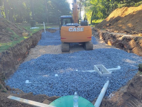 Industrial Excavator — Don. E Miller Septic Truck in Wrightstown, NJ