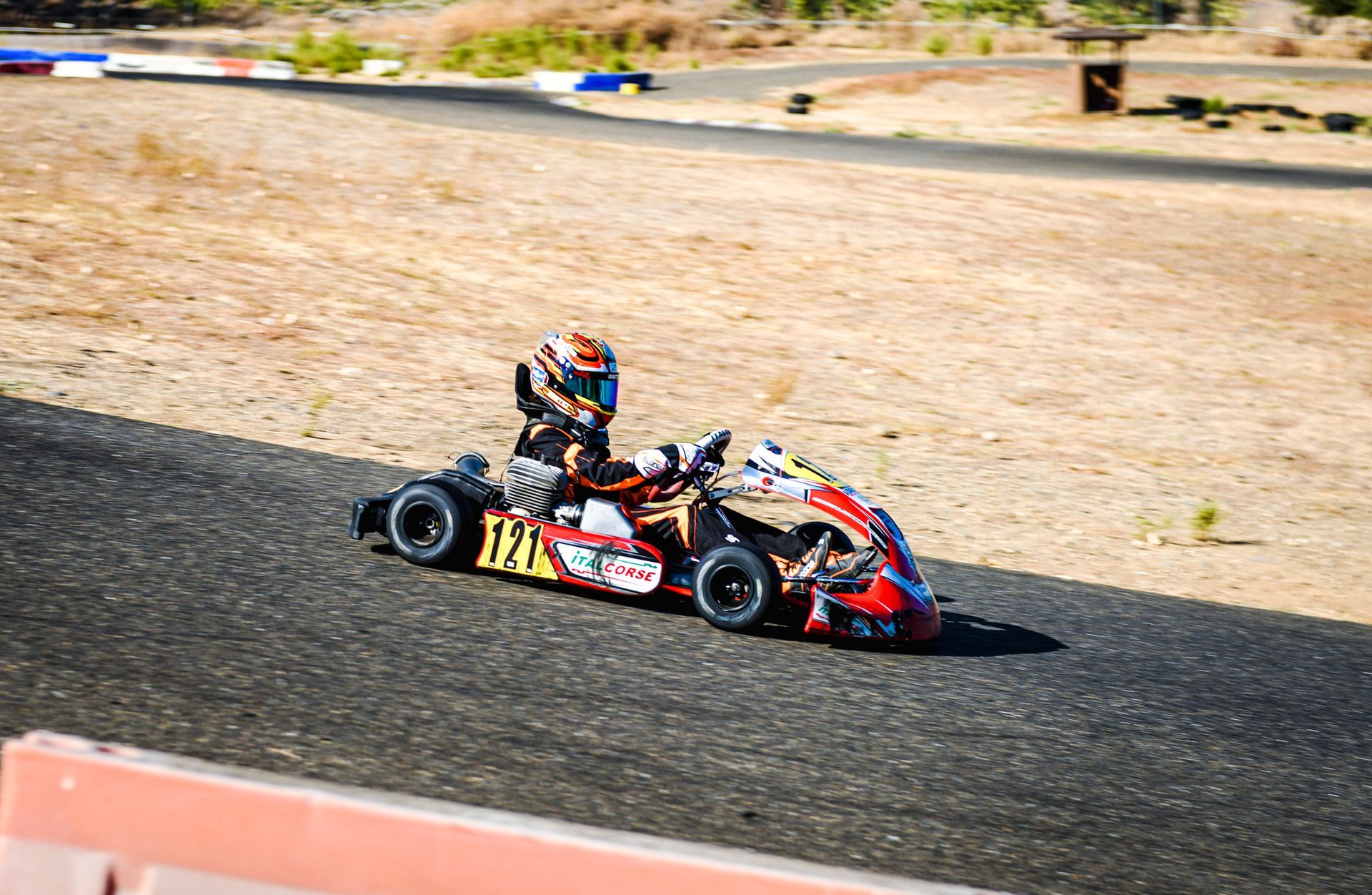 Kylo driving the Italcorse kart