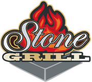 Un logo pour un restaurant appelé stone grill
