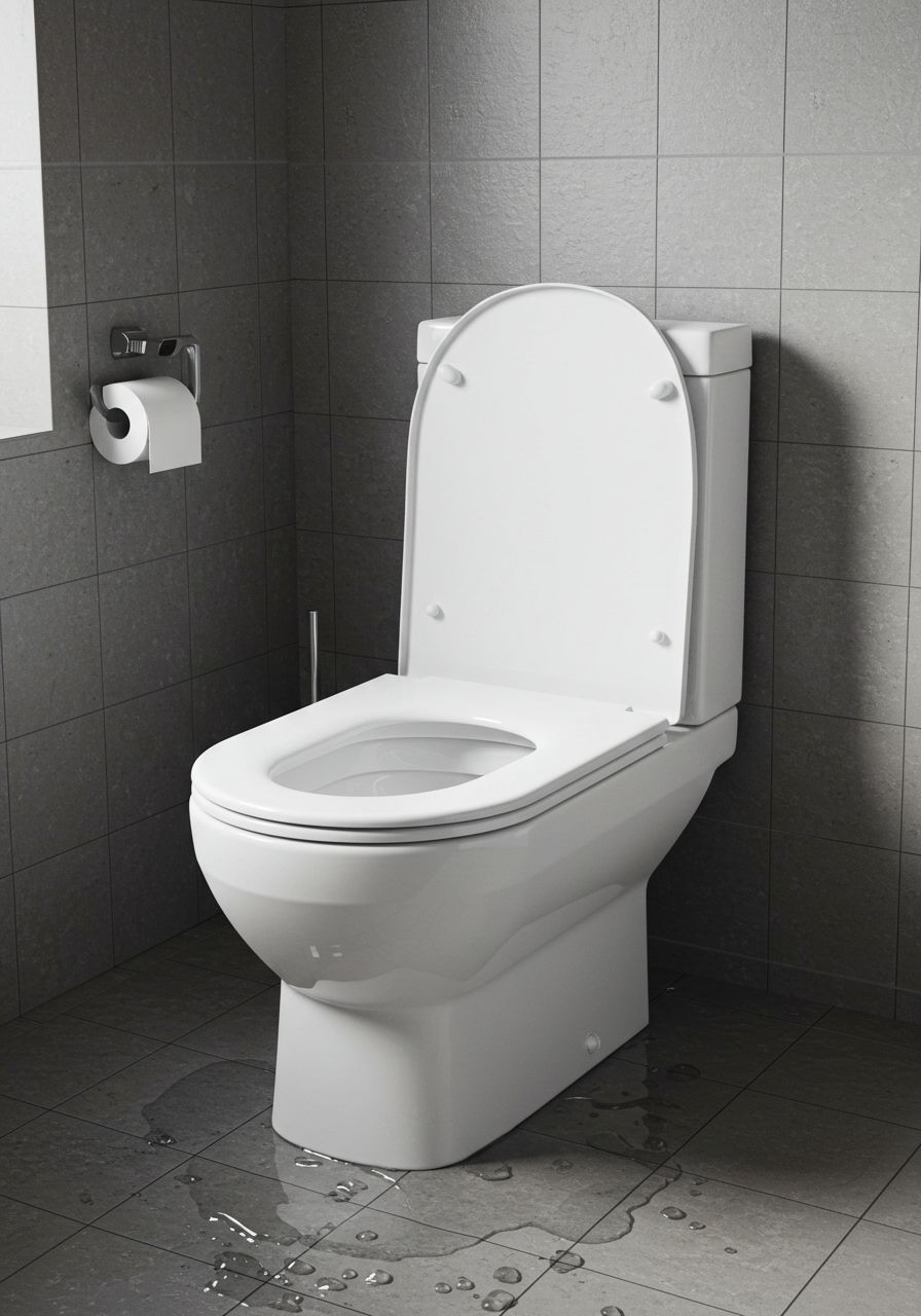 A team of workers engaged in a plumbing service with tools and equipment.