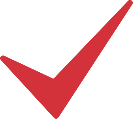 Plumbing Property Inspections Red Check Mark