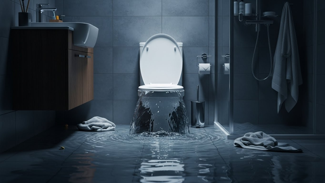 who pays for blocked toilet in rental property