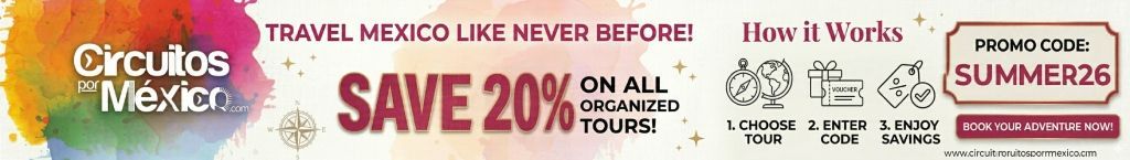 Get 20% OFF --- book tours at Oaxaca or Mexico City. Use code: 20%OFF at checkout