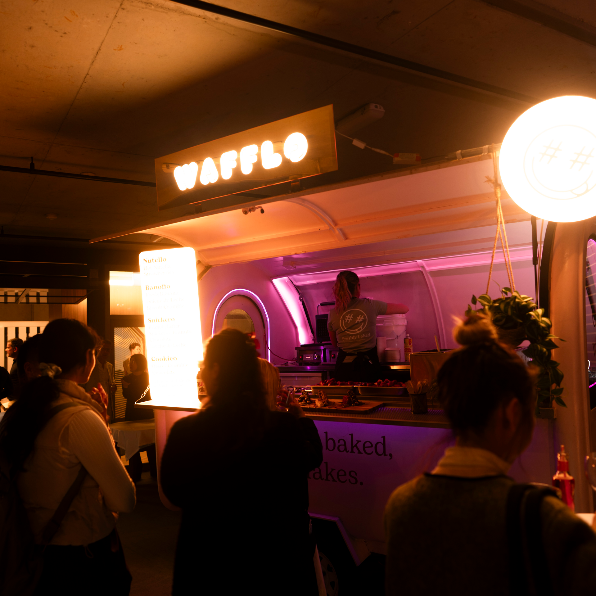 wafflo food truck catering event sydney