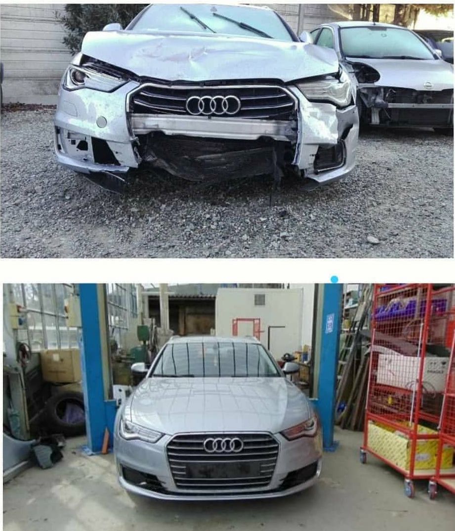 prima e dopo incidente